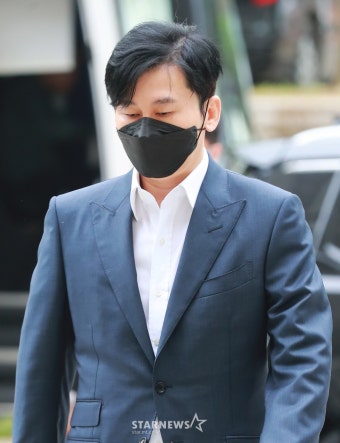 양현석, '마약 수사 무마' 4차 공판 출석[포토]