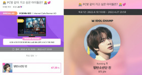 방탄소년단 진, PC방 같이 가고 싶은 아이돌 1위