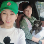 한영♥박군, 신혼의 달달함..반려견과 첫 외출 기대[스타IN★]