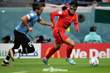 [월드컵 현장리뷰] '정말 잘 싸웠다' 벤투호, 강호 우루과이와 0-0 무승부