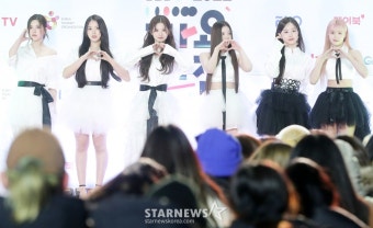 엔믹스 '가요대전 사랑해요'[포토]