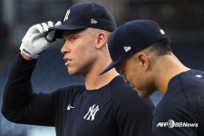 양키스 꿈의 50홈런 듀오가 사라졌다... 저지 엉덩이-스탠튼 햄스트링 부상으로 동반 IL 등재