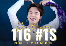 방탄소년단 지민, 아이튠즈 최초·최단·최다 新기록..라이크 크레이지 116개국 1위