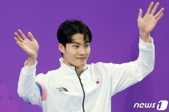 '2번째 金' 따러 간다, 황선우 자유형 200m 예선 1위, 밤 8시48분 결정난다... 이호준 3위-판잔러 4위 [항저우 AG]