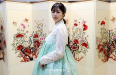 서동주 고운 한복 자태[★포토]