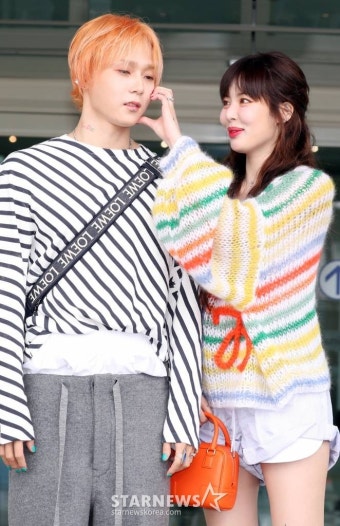 현아, '前 남친 던' 소속사 앳 에어리어行..