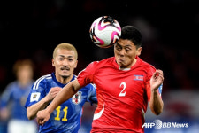 114위 북한, 日 초호화 유럽파 공격진 1골로 막았다... 신영남 감독 경기 내용 좋았다 뿌듯