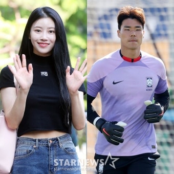 미주, 3세 연하 '국대 GK' 송범근 열애 인정 