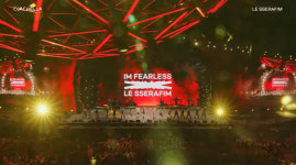 르세라핌, 美 코첼라 아쉬운 평가 이겼다..떼창 유도+완벽 라이브[종합]