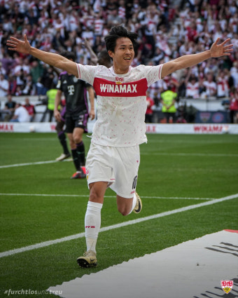 정우영, 김민재 앞에서 환상 데뷔+결승골! 슈투트가르트, 뮌헨에 3-1 승... 분데스 2위 싸움 안갯속