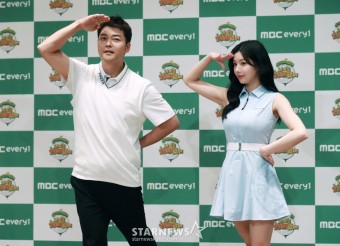 전현무-권은비 '나 오늘 라베했어!'[포토]