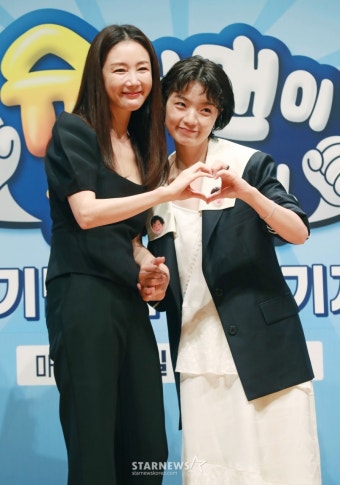 최지우-안영미 '포즈는 다정하게'[포토]