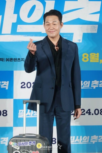 박성웅 '필사의 추격, 사랑해 주세요'[포토]