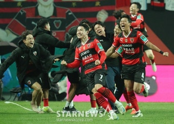 포항, 어정원-김인성의 연속골로 안양 완파하며 5위로 올라선다