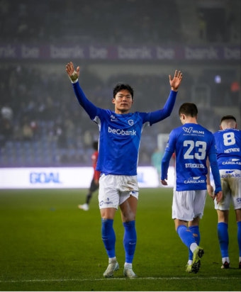 오현규 2경기 연속골 폭발! 침착한 PK골→헹크 2-0 완승... 좋은 평점 '7.4' 받았다