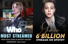 지민의 기록은 지민이 깬다 방탄소년단 지민 Who, 스포티파이 K팝 솔로곡 최다 스트리밍 달성
