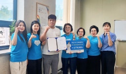 임영웅 팬클럽 영웅시대 전북별빛방, 농아인들 위해 477만원 기부