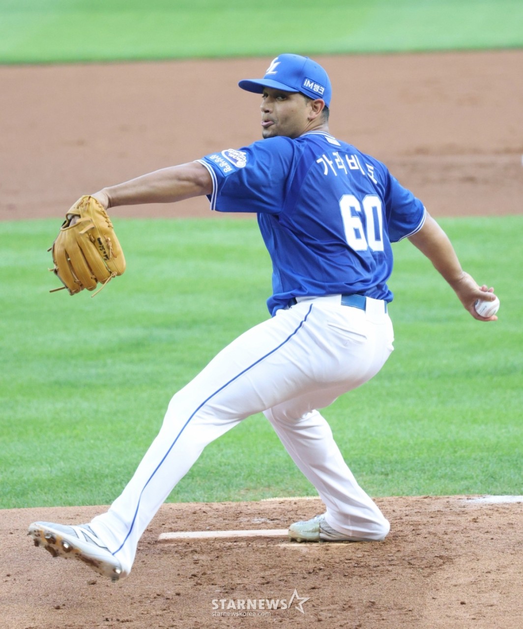 삼성, SSG 랜더스 9-0으로 완파하며 가라비토의 데뷔 승리에 기대한다