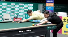 상금 10억 천장 뚫었다 마르티네스, 쿠드롱도 못한 프로당구 새 역사... 8회 우승 어깨 나란히