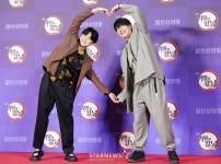 시모노 히로-하나에 나츠키, 한국 팬들의 사랑에 응답[★포토]