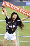 [포토] 김연정 '하주석 2안타에 절로 텐션업'