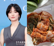 송혜교, '45억 매출' 박솔미표 김치 홍보..