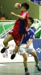 [사진]사이드 슛을 날리는 조선대 최근호