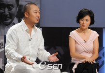 [사진]인터뷰 게임 진행 중인 염경환과 금보라