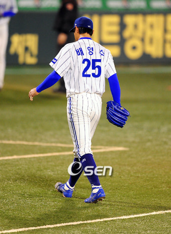 [PO 5차전] 배영수, 4⅔이닝 5실점 난조