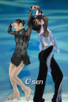 [사진]김연아-조니 위어,노래 허니에 맞춰서