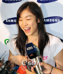 [사진]김연아,박장대소!