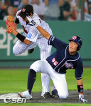 두산 김동길, 첫 안타가 뜻깊었던 이유