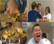 1박2일 강호동, 야식 퍼레이드 앞에 광분 포효