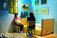 [사진] 미라클 환타지아 체험전, 앗, 고흐의 방에 들어 왔어요