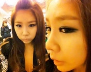 브아걸 제아, 격한 메이크업 셀카 나도 여자랍니다