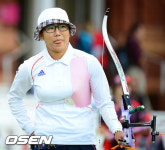 이성진, 양궁 女 개인 준결승 진출 좌절..기보배만 생존