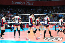 [사진]'3-0완패 아쉬운 배구 여자대표팀'