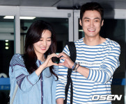 [사진]오상진-김소영 부부,완벽한 하트