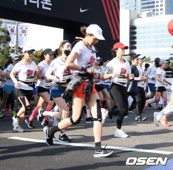 [사진]이시영, '2년 연속 하프마라톤 도전!'