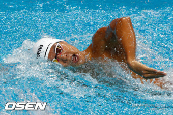 박태환, 男 자유형 200m 준결승 1조 4위