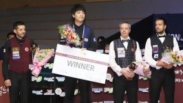 김행직, 청주직지 당구3쿠션 정상...亞 최초 2연속 월드컵 우승