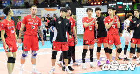 [사진]한국전력, '충격적인 3:0 완패'