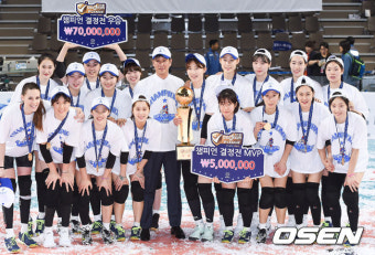 [사진]한국도로공사,'창단 첫 통합우승'