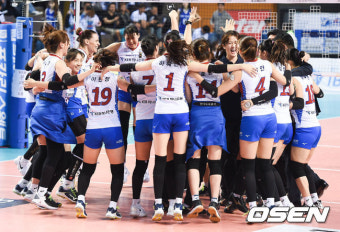 [사진]한국도로공사,'기쁨의 첫 통합우승'