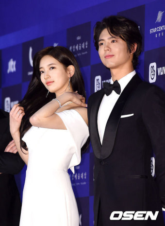[사진]수지-박보검, '백상에서 만난 선남선녀'