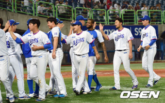 [사진]3연승 질주 삼성, 4-2 승리