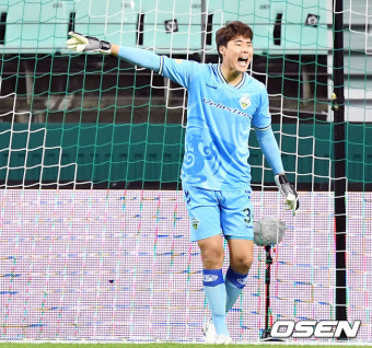 '3G 무실점' 송범근, 김학범 감독 앞에서 MOM으로 자격 증명