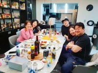 김원효♥︎심진화, 백종원♥︎소유진X이시영과 한끼 “제일 많이 먹어”[★SHOT!]