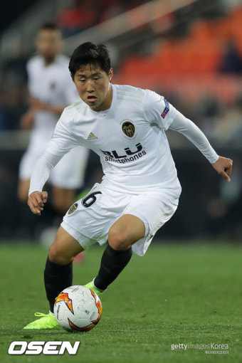 '6경기 만의 출전' 이강인, 유럽 무대 데뷔전 가져...발렌시아는 1-0 승