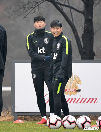 [사진]손흥민-이강인,'강력한 공격 듀오'